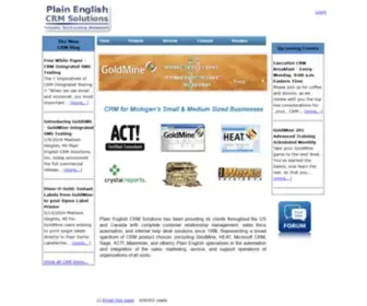Plain-English.com(Plain English CRM Solutions) Screenshot