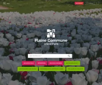 Plainecommune.fr(Plaine commune) Screenshot