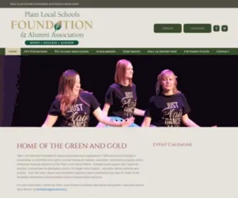 Plainfoundation.com(Home of The Green & Gold) Screenshot