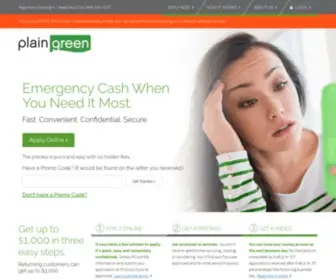 Plaingreenloans.com(Plain Green Loans) Screenshot