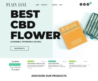 Plainjane.com(Best & Most Affordable Hemp and CBD Flower) Screenshot