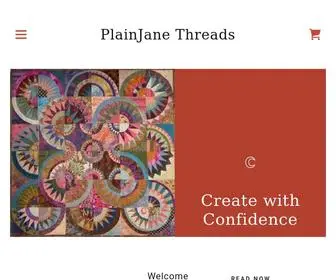 Plainjanethreads.com(Plainjane threads) Screenshot