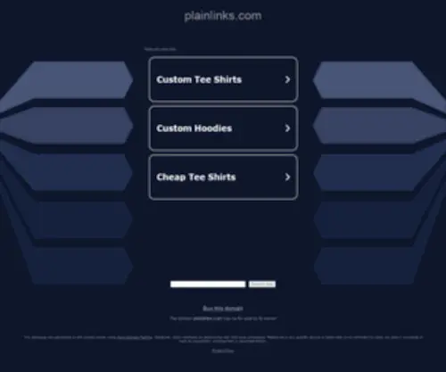Plainlinks.com(plainlinks) Screenshot