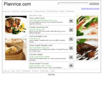 Plainrice.com(Child Recipes) Screenshot