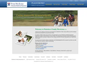Plainsboromd.com(Physicians, Doctors, Primary care, Family Medicine) Screenshot