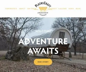 Plainscraft.net(Covered Wagons for Camping) Screenshot