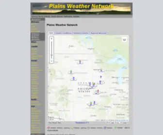 Plainsweather.net(Plains Weather Network) Screenshot