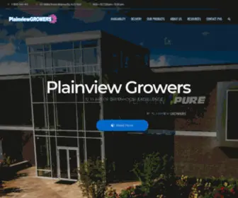 Plainviewgrowers.com(Quality Plant Products) Screenshot