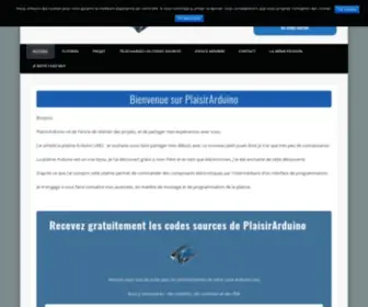 Plaisirarduino.fr(PlaisirArdunio ) Screenshot