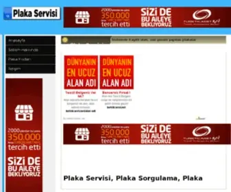 Plakaservisi.com(Plaka servisi) Screenshot