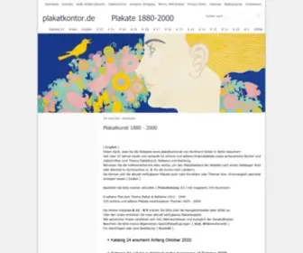 Plakatkontor.de(Plakatkunst) Screenshot
