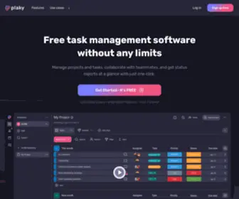 Plaky.com(100% Free Project & Task Management Software) Screenshot