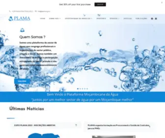 Plama.org.mz(Moçambique) Screenshot