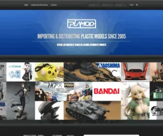 Plamod.com(PLAMOD Distributors Inc) Screenshot