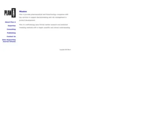 Plan-A.com(Plan A) Screenshot