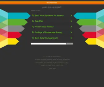 Plan-ECO-Energie.fr(Plan ECO Energie) Screenshot