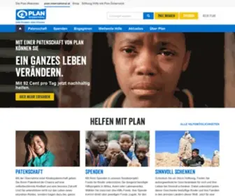 Plan-International.at(Plan Kinderhilfswerk) Screenshot