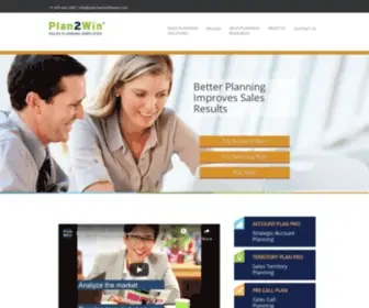Plan2Winsoftware.com(Territory sales plan) Screenshot