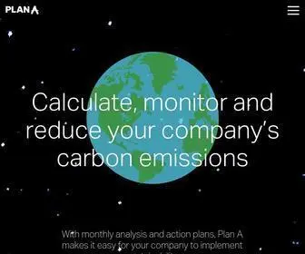 Plana.earth(Carbon and ESG reporting for businesses) Screenshot