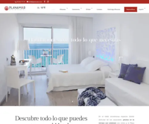 Planamar.com(Hotel Planamar en Platja d&#039;Aro) Screenshot