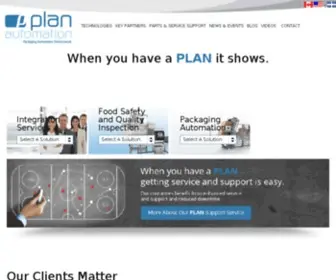 Planautomation.com(Product Inspection & Packaging Automation) Screenshot