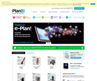 Planb.es(Cajas regalo con miles de ideas para regalar) Screenshot