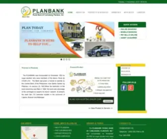 Planbank.org(PLANBANK "RURAL BANK OF CANLUBANG PLANTERS INC" PLANBANK) Screenshot