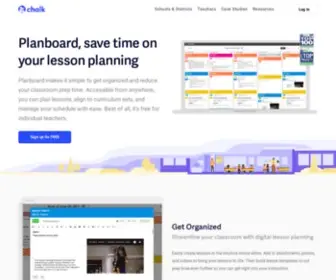 Planboardapp.com(Planboard, Free Online and Mobile Lesson Planner for Teachers) Screenshot