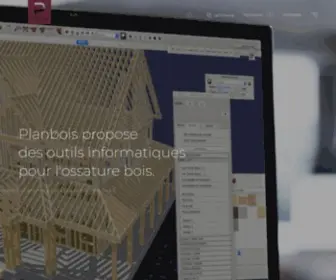 Planbois.com(PLANBOIS Logiciels ossature bois) Screenshot