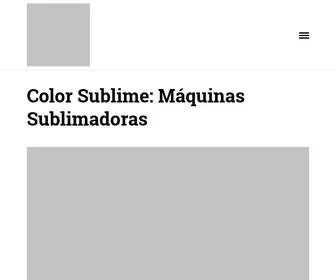 Planchaparasublimar.com.mx(Máquinas Para Sublimar N°1 en México) Screenshot