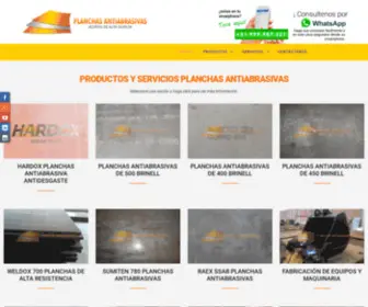 Planchasantiabrasivas.com(PLANCHAS ANTIABRASIVAS) Screenshot