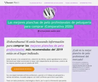Planchasdepelo.pro(Planchas de Pelo Profesionales de Peluquería) Screenshot