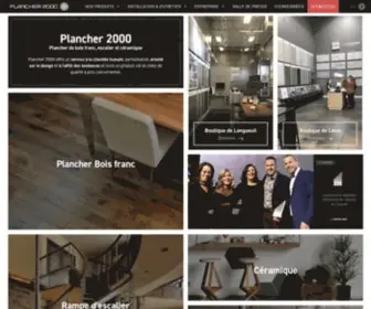 Plancher2000.ca(Plancher de bois franc) Screenshot