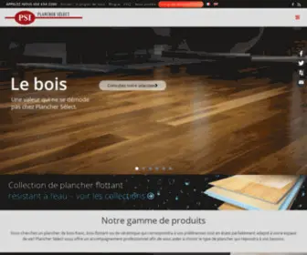Plancherselect.com(Plancher De Bois Franc) Screenshot