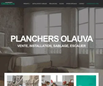 Planchersolauva.ca(Plancher de bois franc) Screenshot