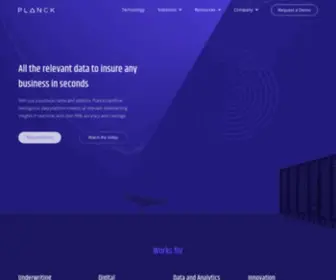 Planckdata.com(Planck) Screenshot