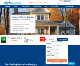 Plancollection.com(House Plans & Home Floor Plan Designs) Screenshot