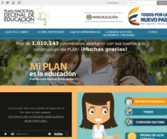 Plandecenal.edu.co(Plan) Screenshot