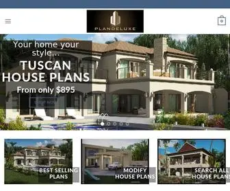 Plandeluxe.com(House Plans For Sale) Screenshot
