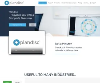 Plandisc.com(A circular annual operating plan) Screenshot