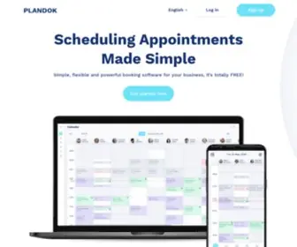 Plandok.com(Free Appointment Scheduling Software) Screenshot