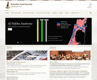 Plands.org(Palestine Land Society) Screenshot