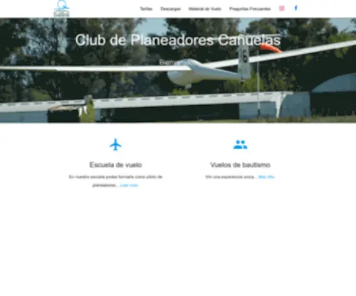 Planeadorescanuelas.com.ar(Cañuelas) Screenshot