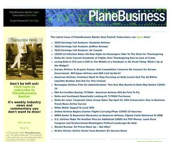 Planebusiness.com(There's a Lot To Talk About) Screenshot