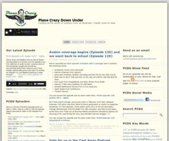 Planecrazydownunder.com(Looking at the world of aviation from an Australia) Screenshot