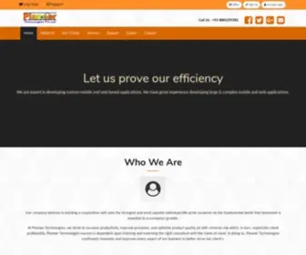 Planeers.com(Software development company) Screenshot