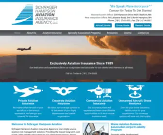 Planeinsurance.com(Schrager Hampson Aviation) Screenshot