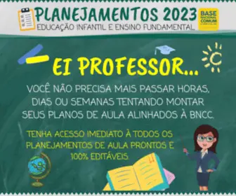 Planejamentodeaulabncc.com(Editáveis)) Screenshot