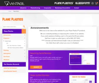 Planeplastics.com(Plane Plastics) Screenshot