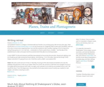 Planestrainsandplantagenets.com(Planes, Trains and Plantagenets) Screenshot